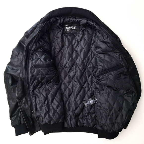 Leather Motorcycle Jacket - Picture 3 of 12